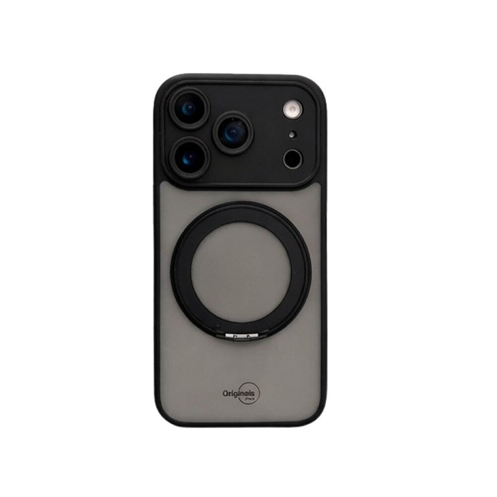 Capa iPhone 17 Pro Stand Com Proteção de Câmera Originais iPlace, Preto