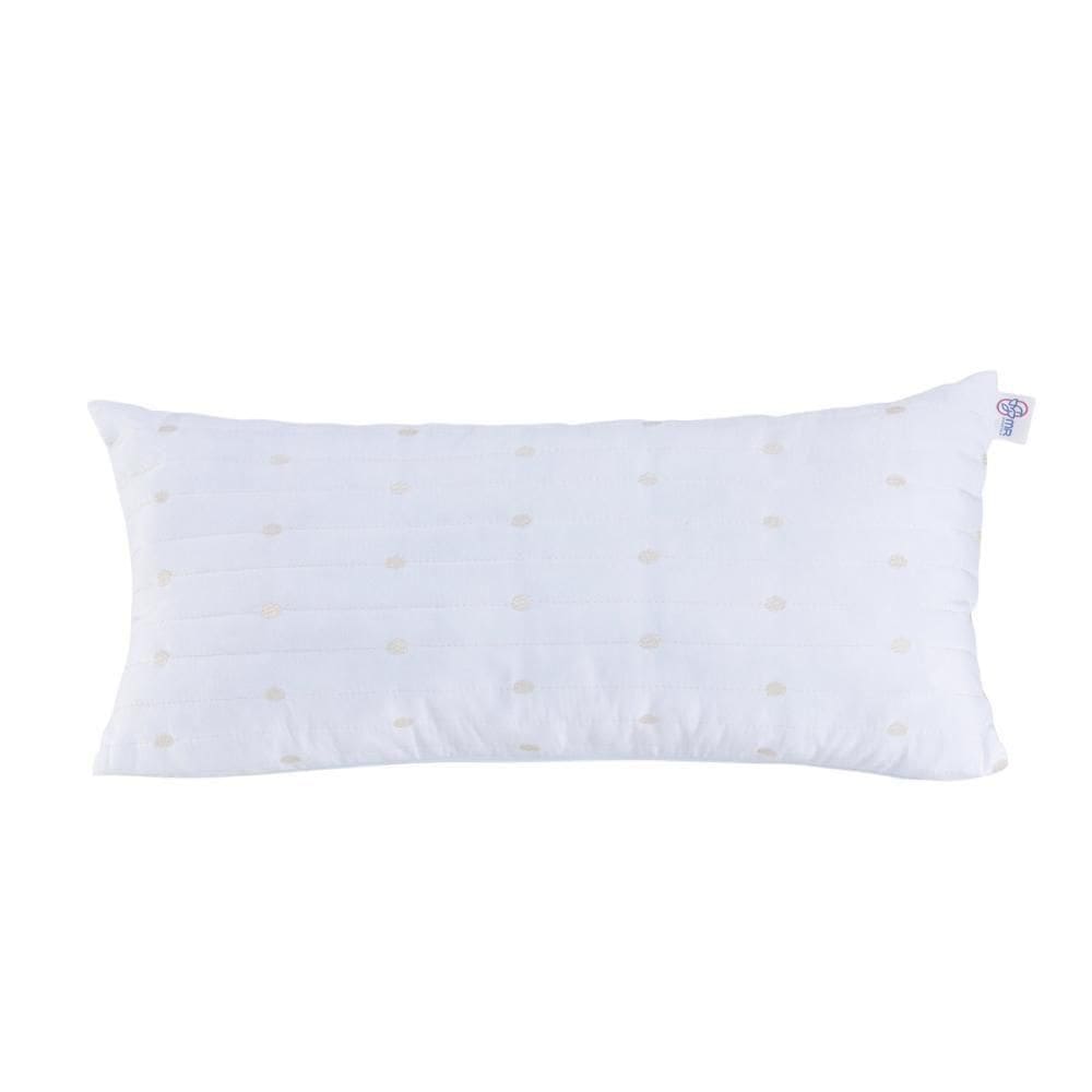 Almofada Rolinho Com Enchimento Urbany Hipercal 400 Fios 100% Poliéster - Branco