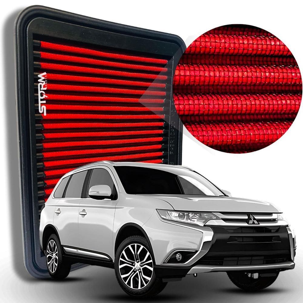 Filtro Ar Esportivo Mitsubishi Outlander 3.0 V6 2016 A 2021