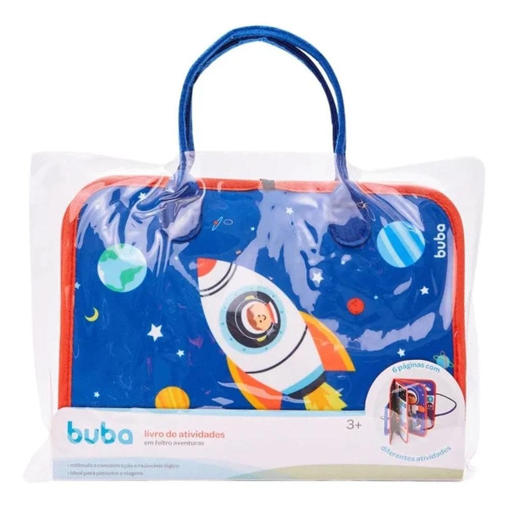Buba Livro De Atividades Em Feltro Astronauta 3+