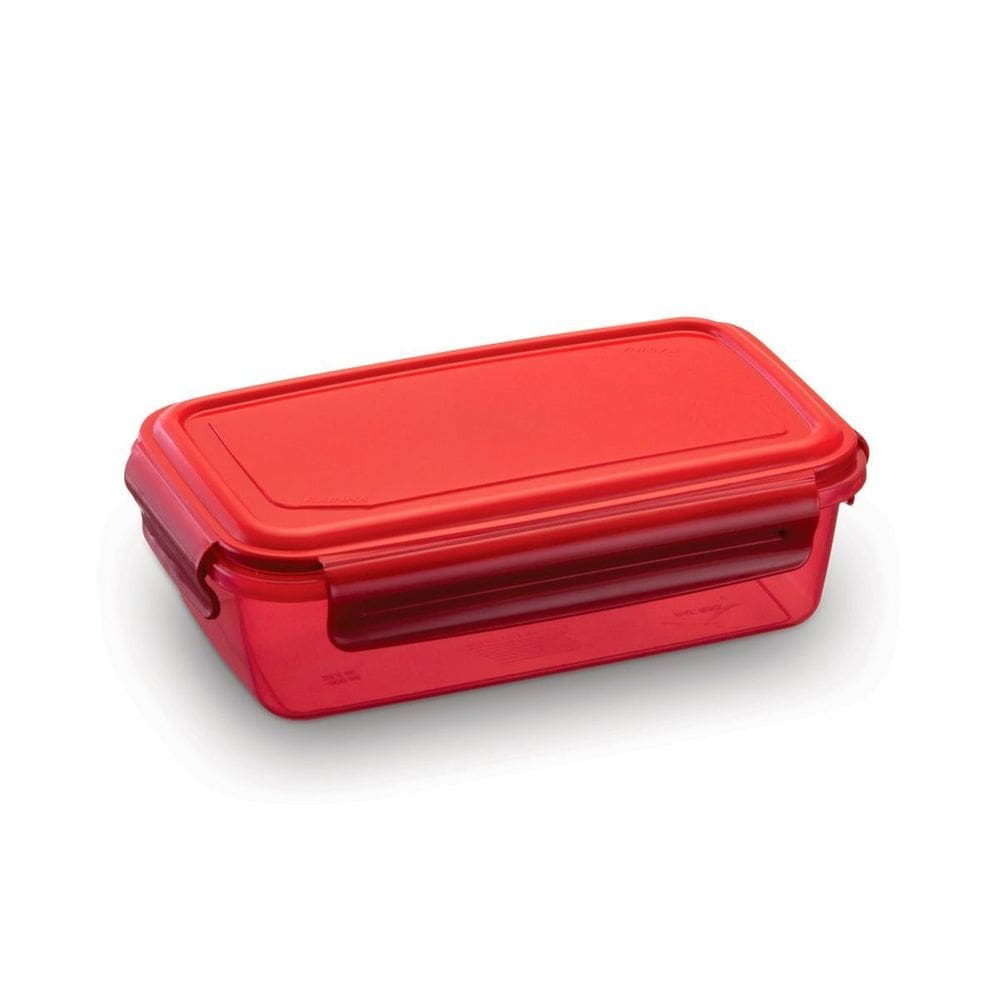 Pote Plástico Colorido com Travas Laterais 600ml