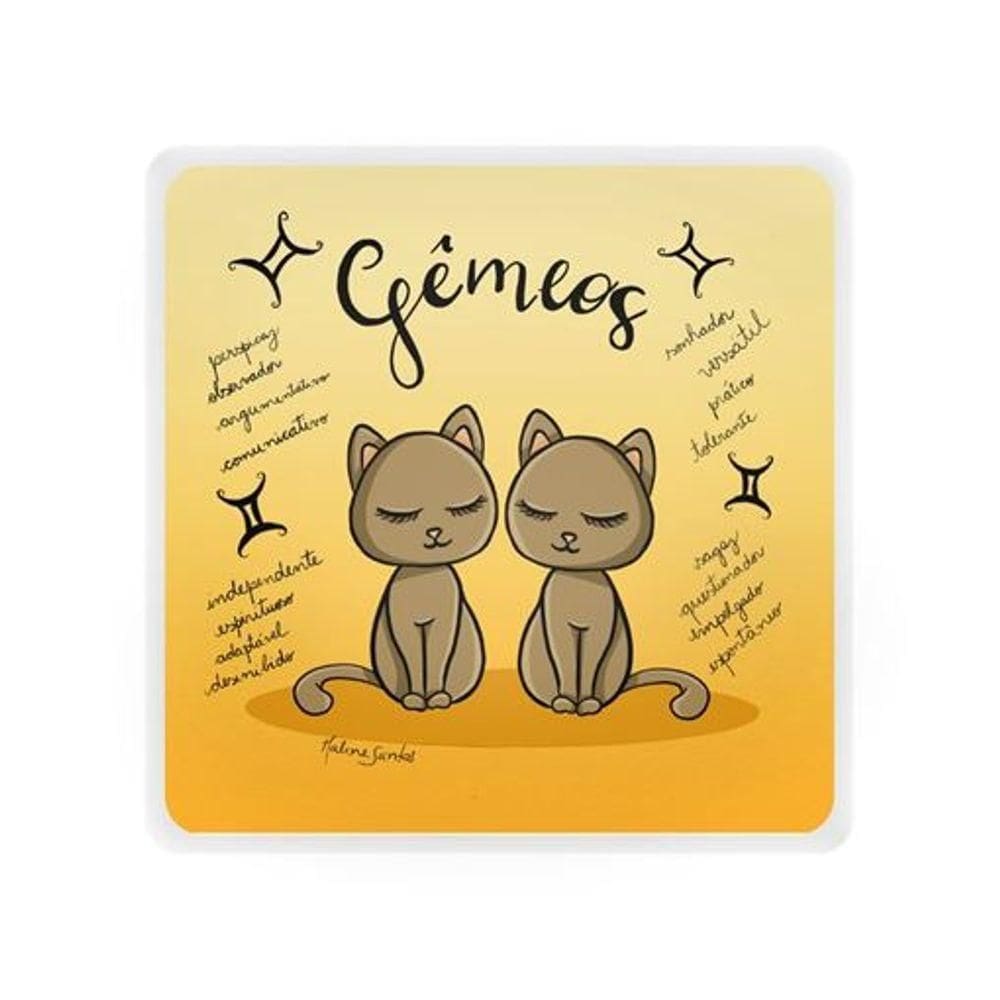 Luminária Mística Usb Dos Signos Gêmeos - Iluminação Elegante Para Seu Espaço