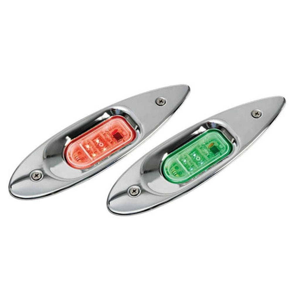 Luz De Navegação Bombordo Boreste Olho De Tubarão 12V Inox