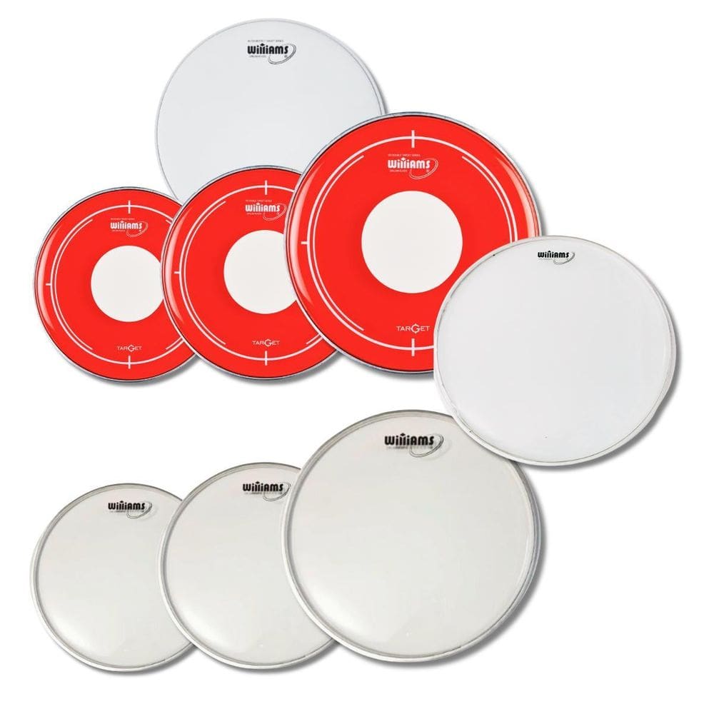 Kit Pele Bateria Rdt2 10 12 16 14Cx + 10 12 16 W1 + 14 W1B