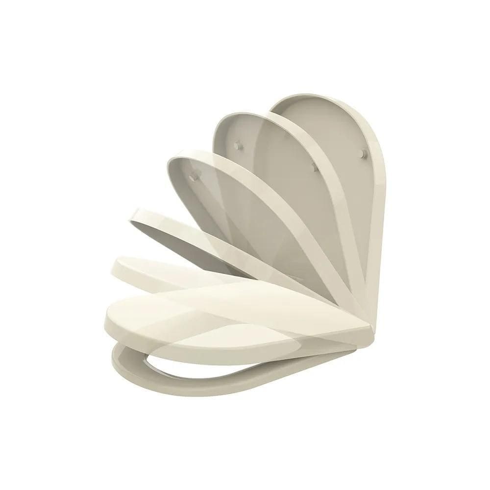 Assento Lorenluna Creme Termofixo Tupan Soft Close Creme