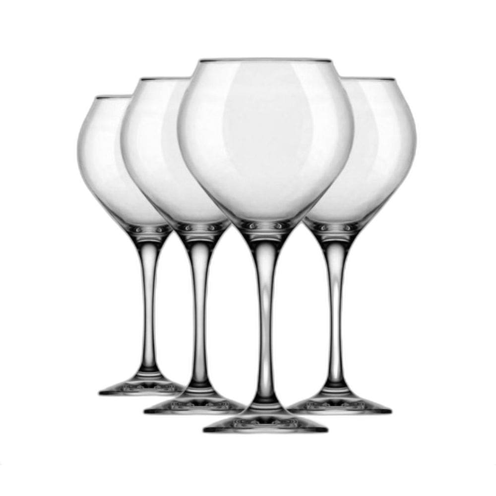 Conjunto De Taças Vinho Tinto Gin Vidro Prestige 600Ml 12Uni