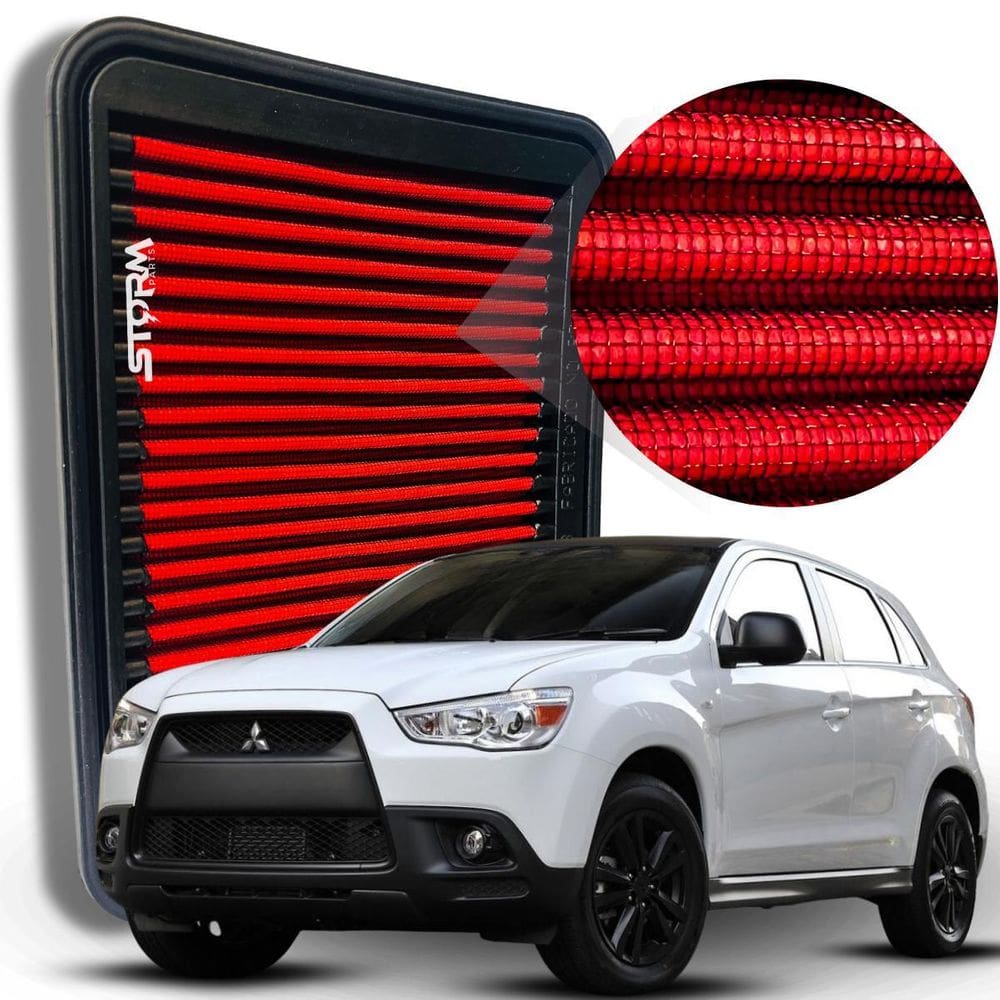 Filtro Ar Esportivo Mitsubishi Asx 2.0 16V Ano 2011 A 2016