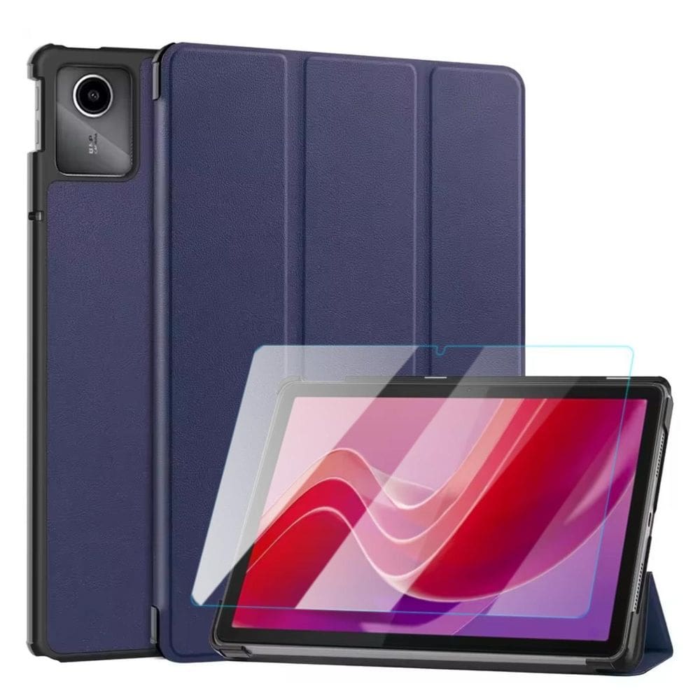 Case Magnética Premium Couro Para Lenovo Tab K11 + Película