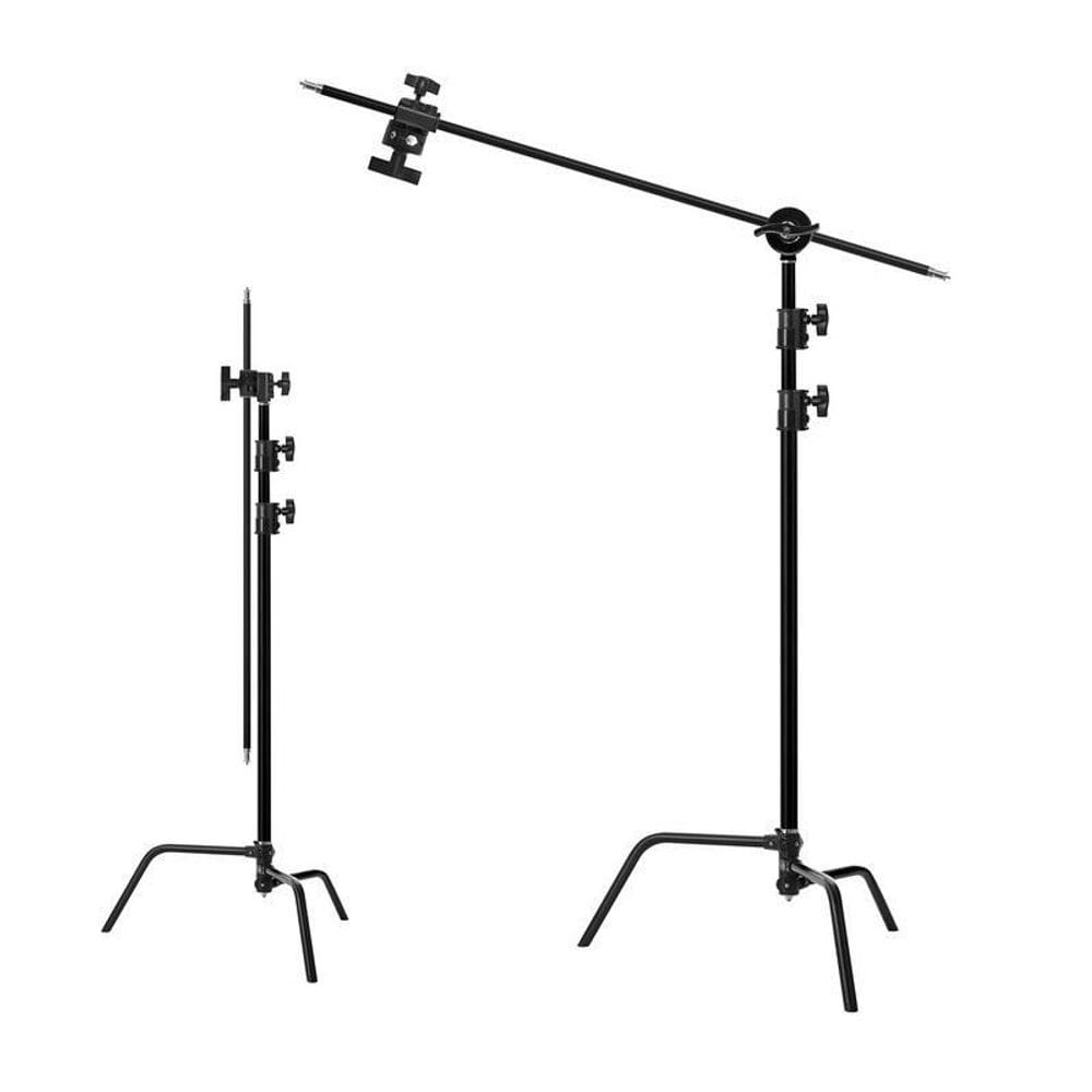 Suporte,Tripé,Formato C P/Studio Fotogrático,Alumínio,Preto