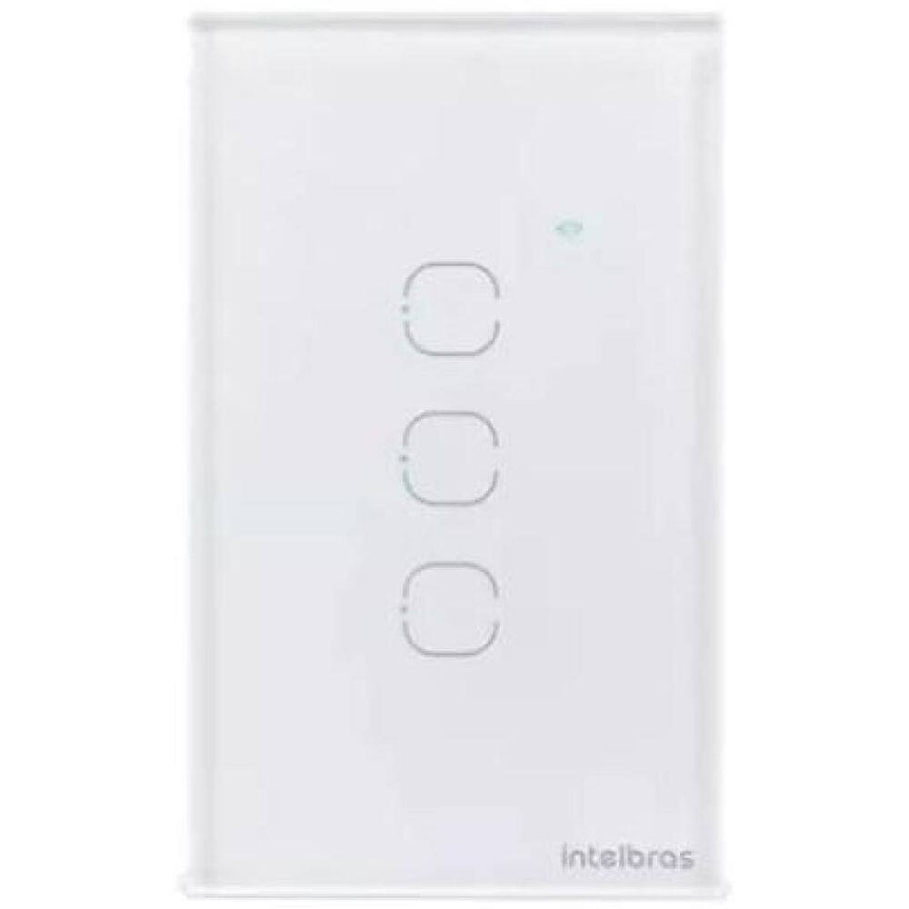 Painel Frontal Interruptor Smart Ews 1003 Intelbras Branco.