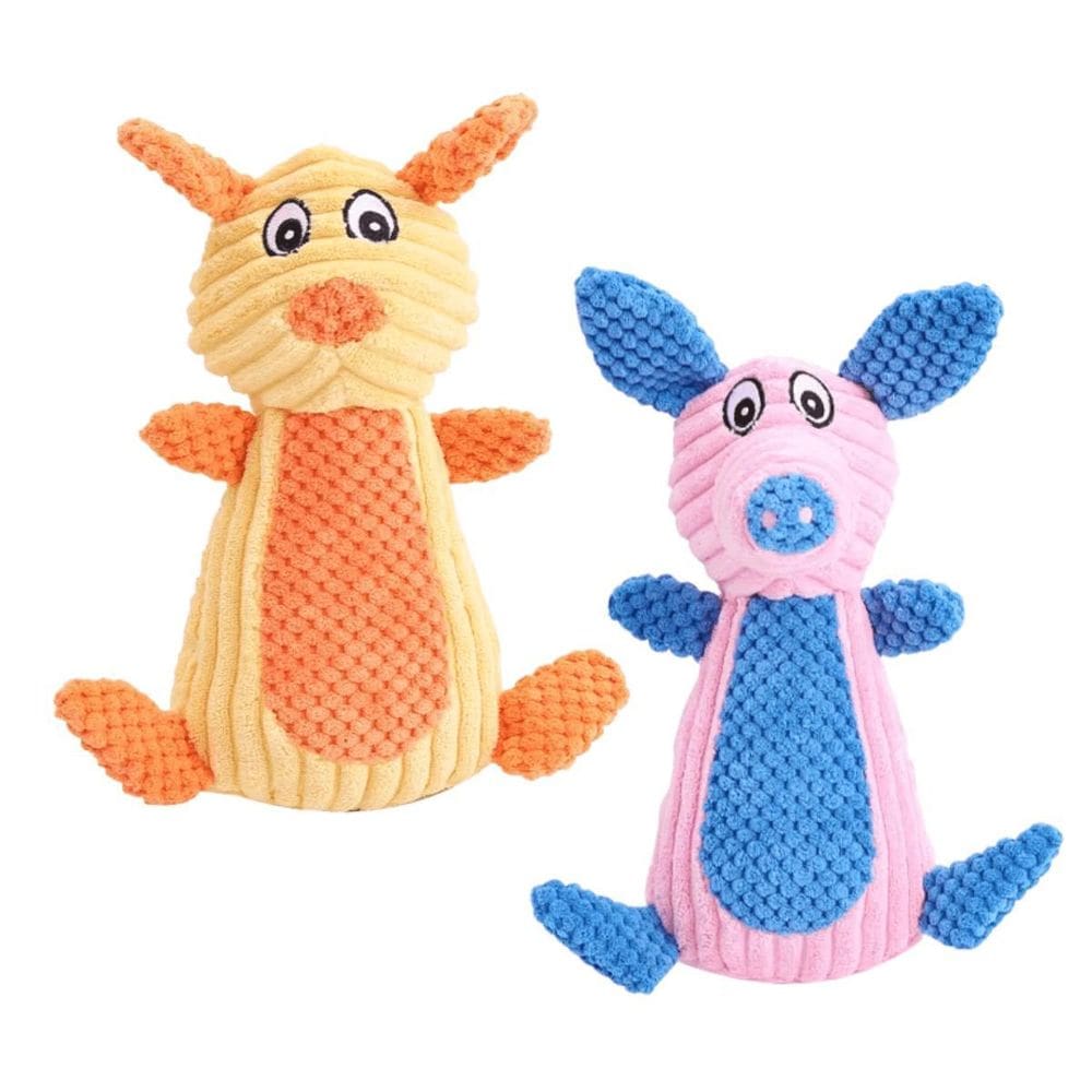 Brinquedo Mordedor Pelúcia Cachorro Porco Porquinho Pet