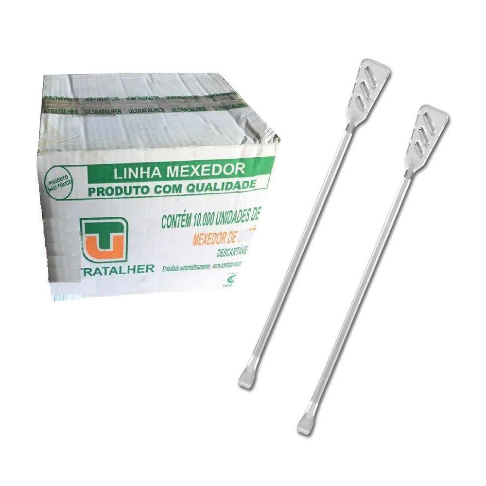 Mexedor Misturador Grande Drink Branco Ultratalher C/5000