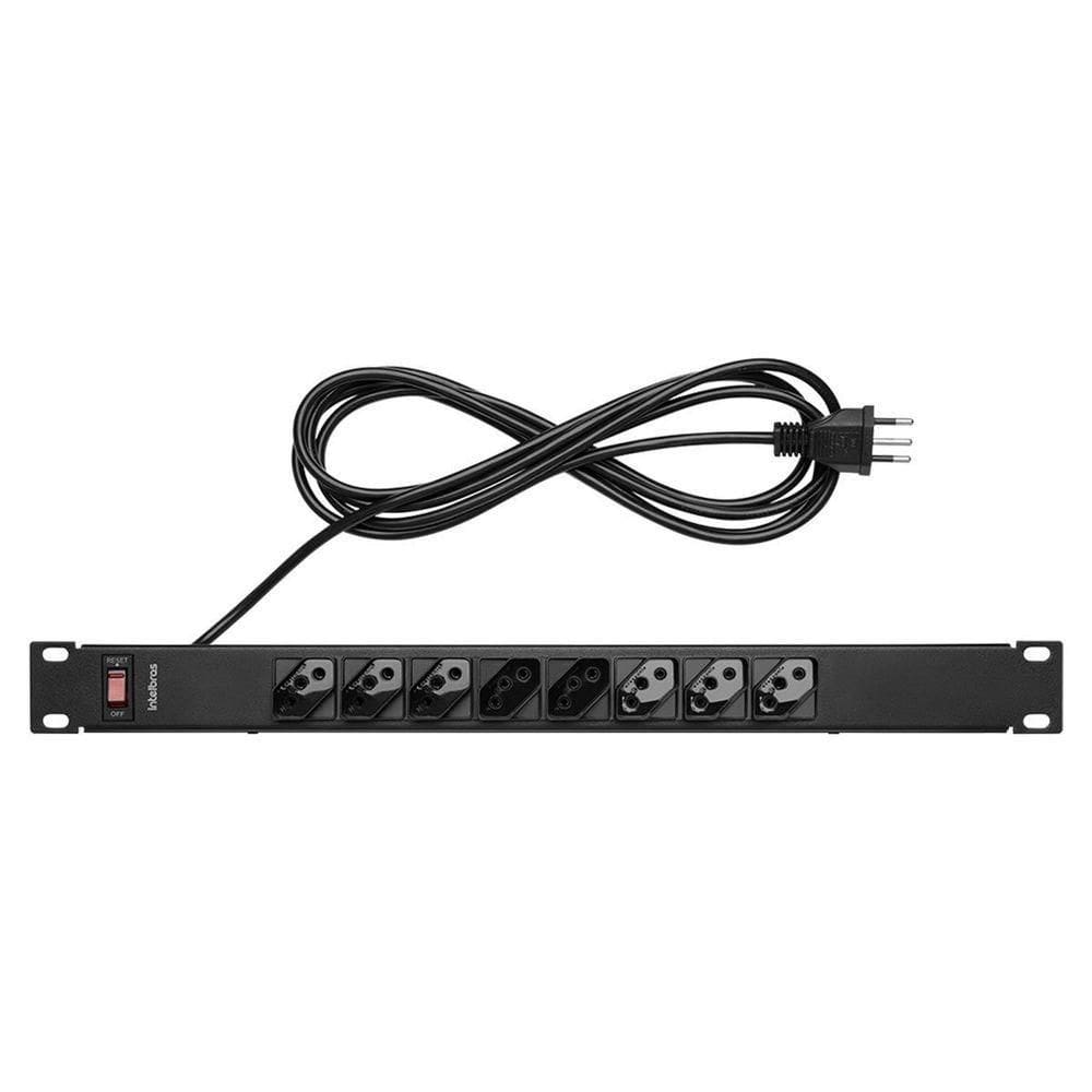 Protetor Eletrônico C-8 Tomadas Rack Epr208 + 3m