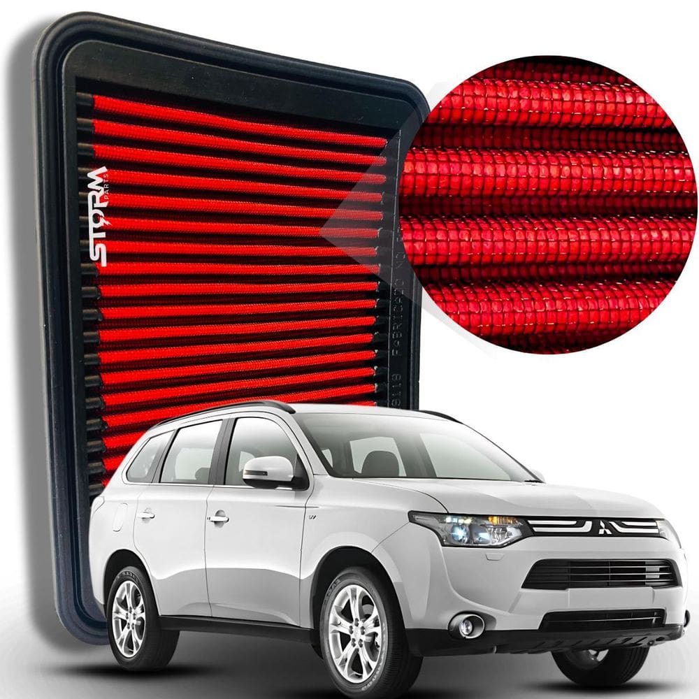 Filtro Ar Esportivo Mitsubishi Outlander 3.0 V6 2014 A 2015