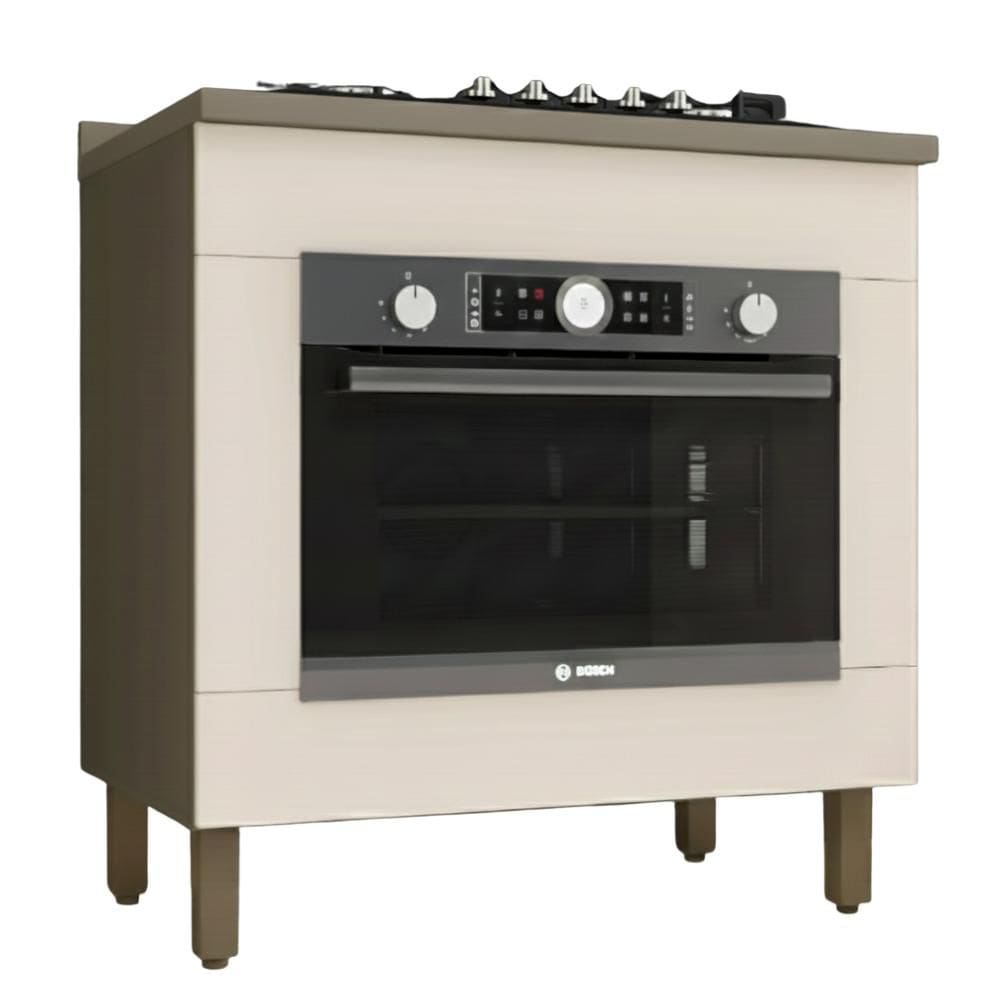Balcão Forno de Embutir Tampo Para Cooktop 80 cm Connect Henn