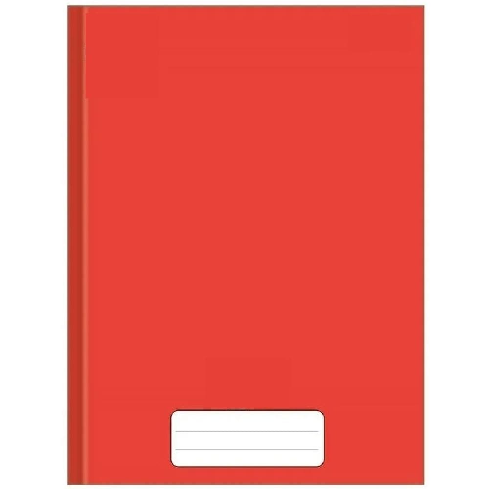 Caderno Brochura Grande Capa Dura 96 Folhas Escola e Anotações