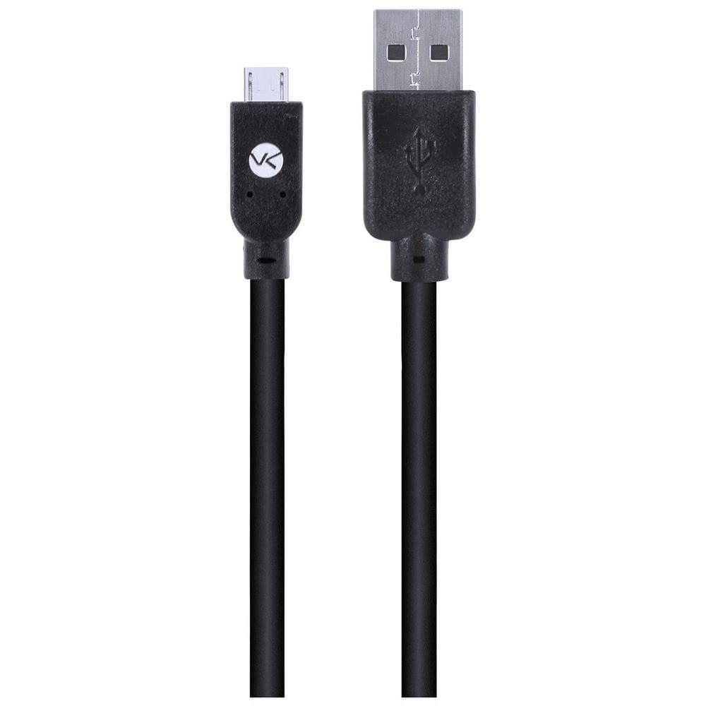 Cabo Usb × Micro Usb B 5 Pinos 1.8m Preto