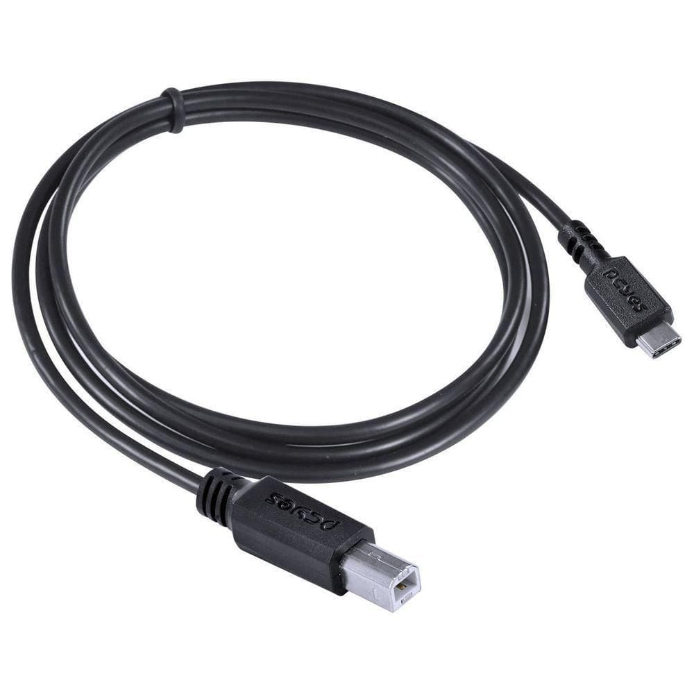 Cabo Usb C × Usb B 2.0 Preto 1m