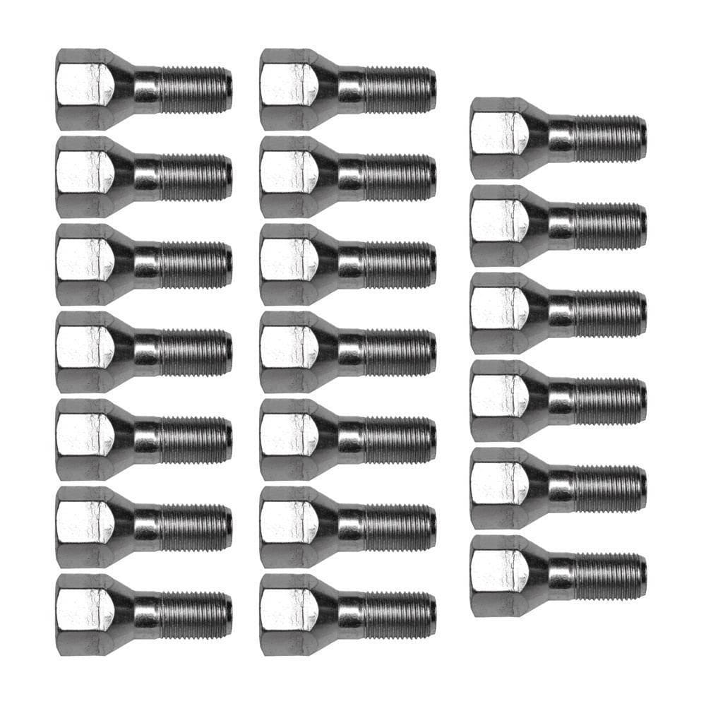 Jogo 20 Parafuso Cromado De Roda Fiat Toro Jeep Renegade