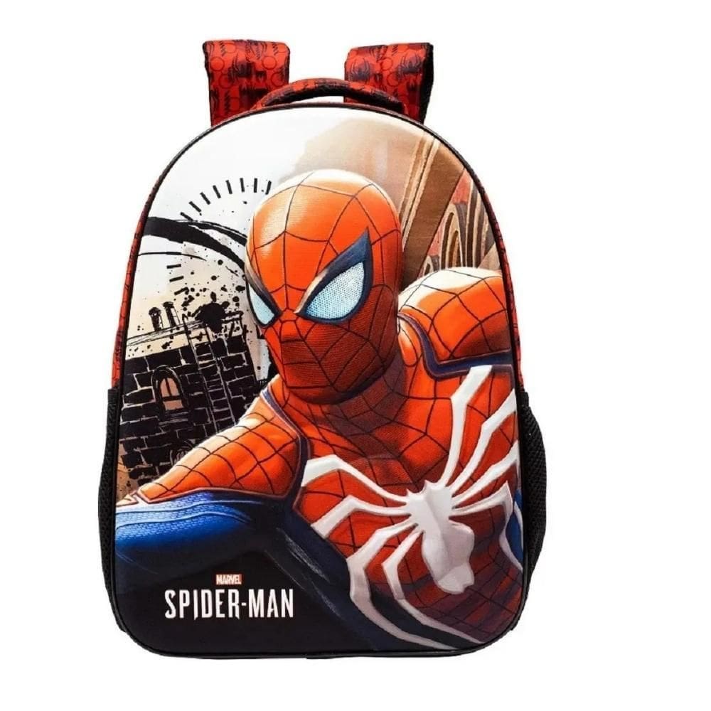 Mochila Escolar Infantil De Costas Spider Man Homem Aranha