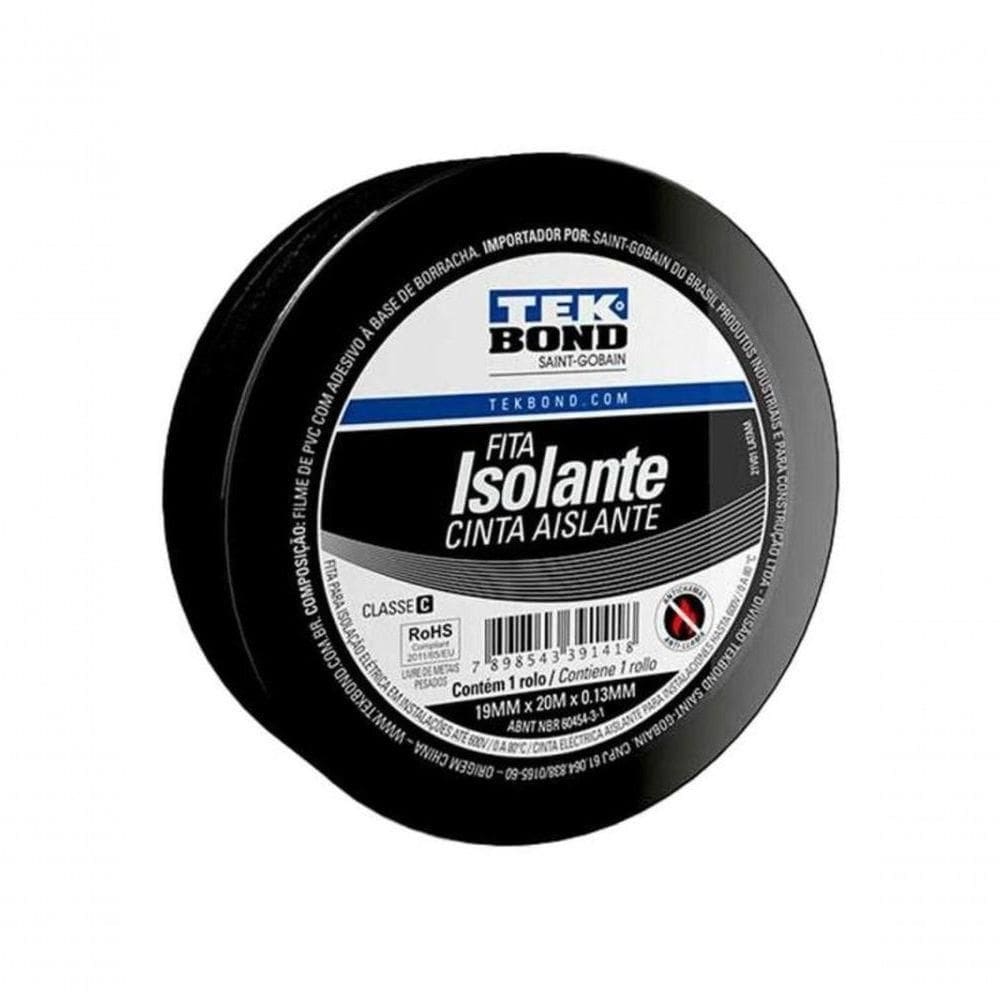 Fita Isolante Uso Geral 19mm X 20m Tekbond -10