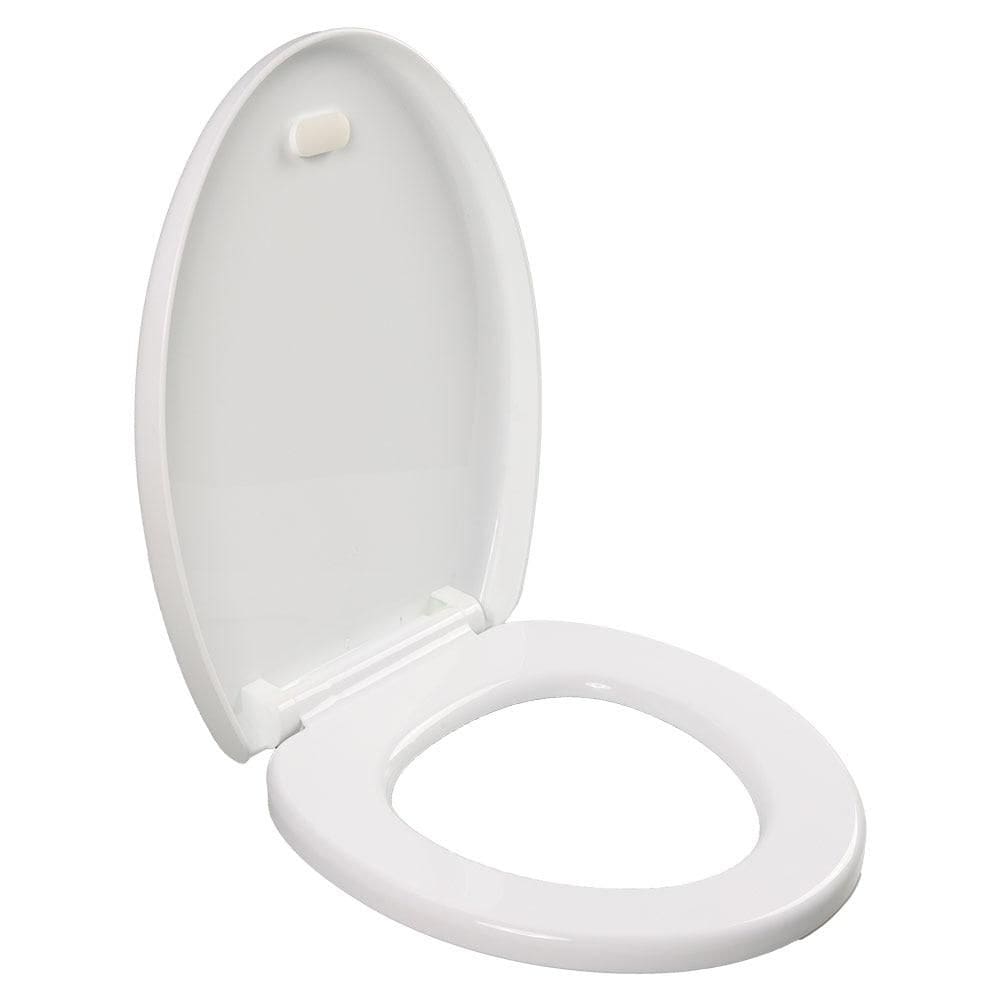 Assento Sanitário Atlas Oval, Suave Soft Close PP, Branco