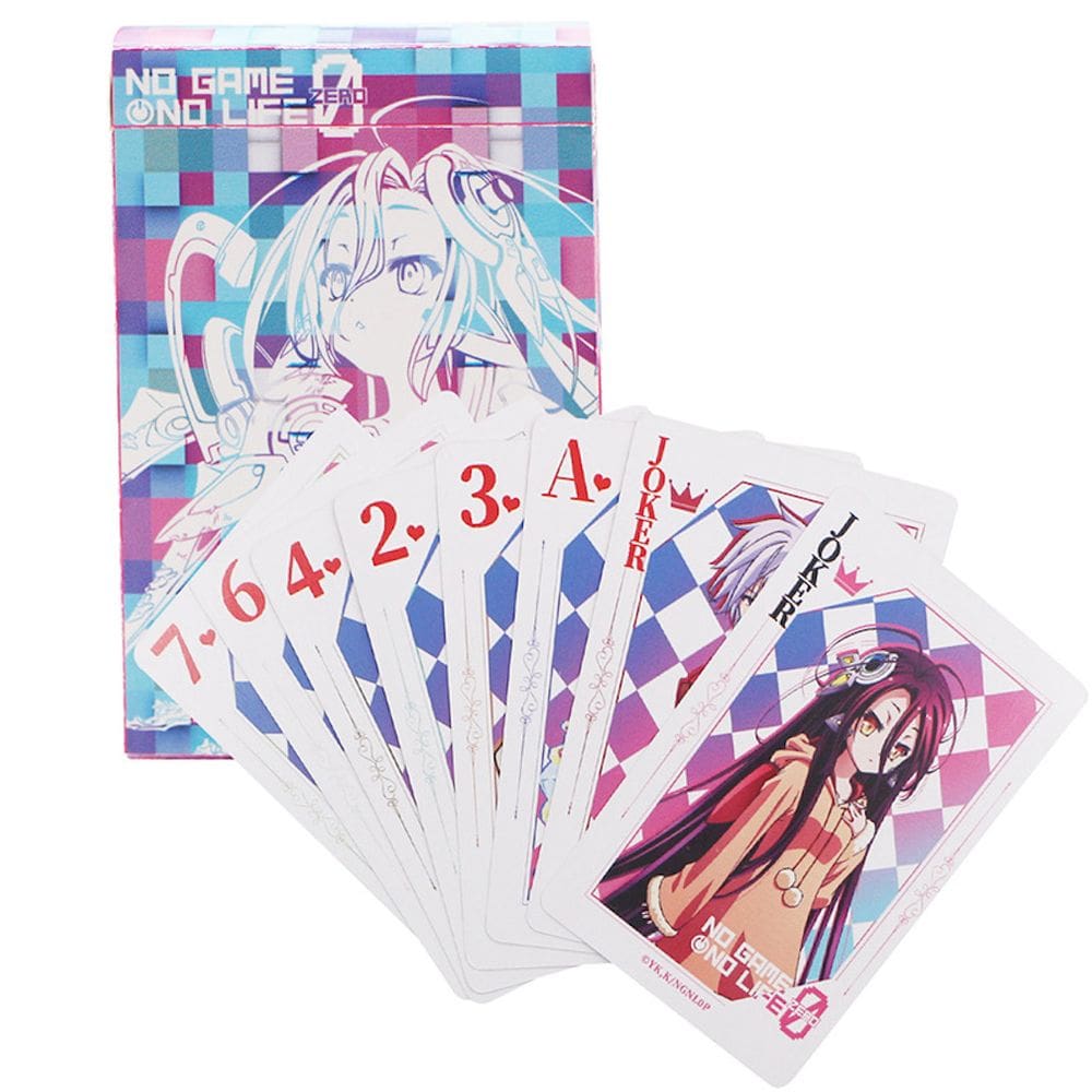 Cartas de baralho No Game No Life Anime 54 unidades/pacote