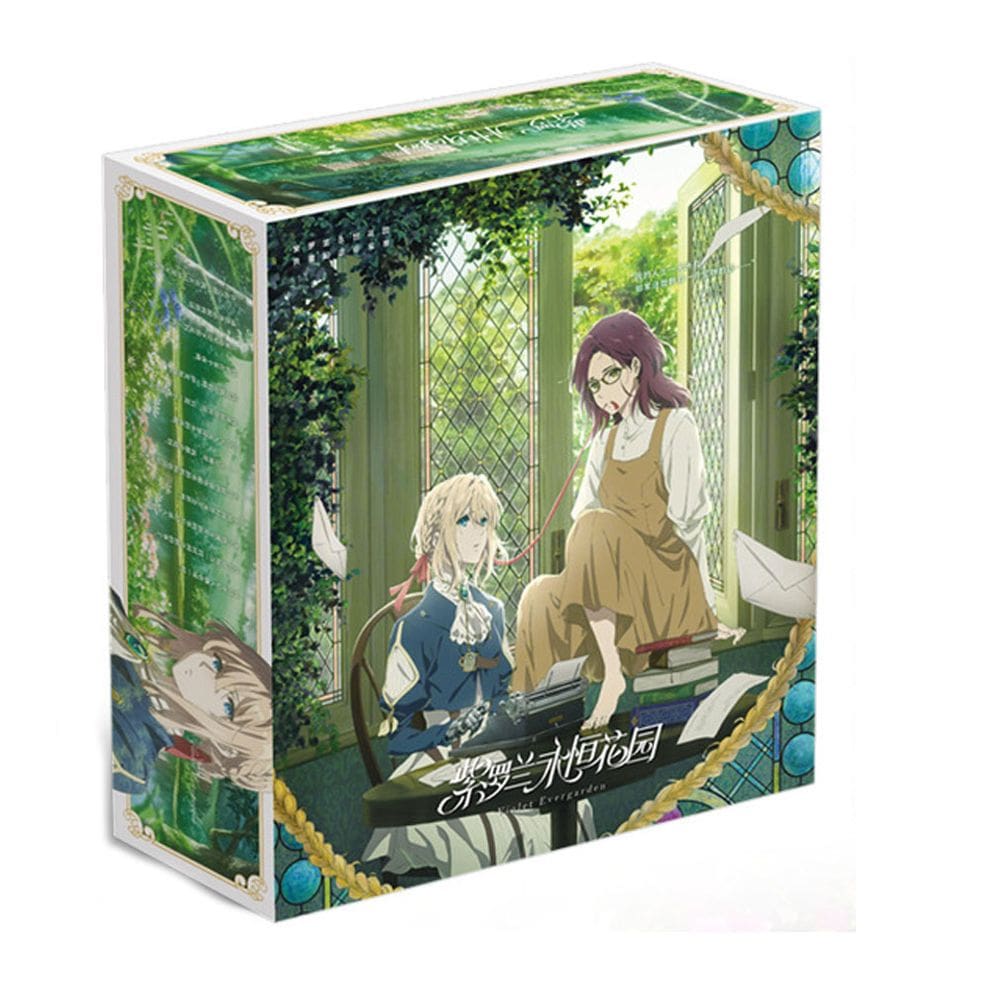 Conjunto de caixas de mangá de anime Violets Evergardens, 28 unidades com conjunto de presente