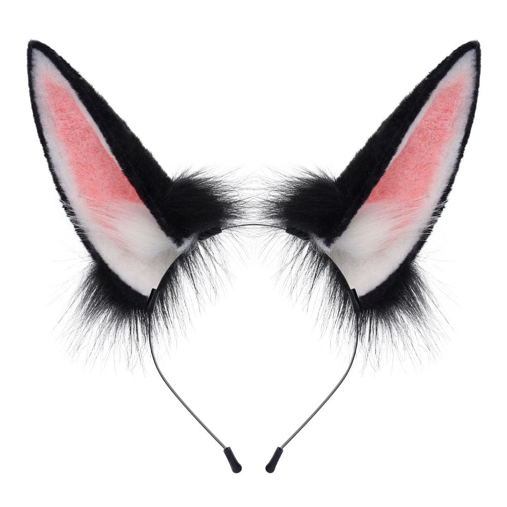Bandana de cosplay Plush Bunny Ear para mulheres e meninas