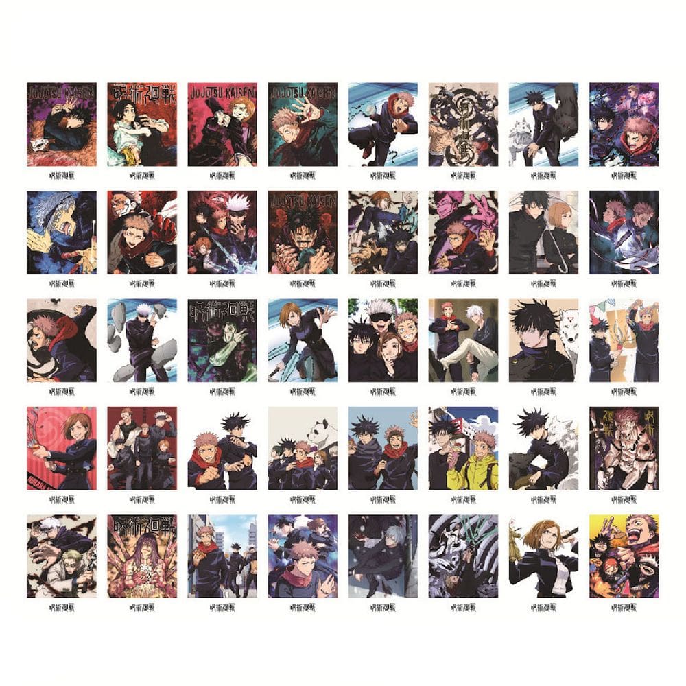Lomo Cards Jujutsus Kaisens Anime, 40 unidades/pacote, cartões fotográficos de 6 x 8 cm