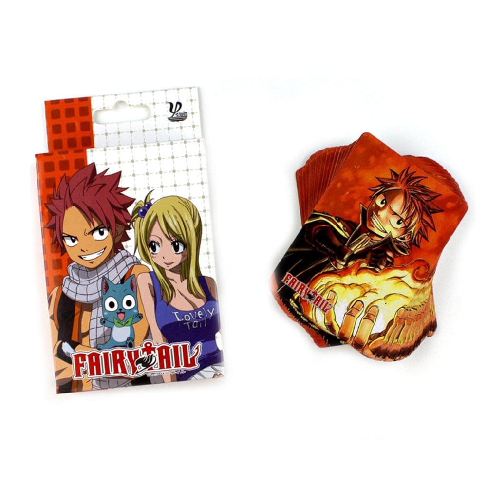 Baralho de cartas Fairys Tails Anime Poker Deck 54 unidades/pacote