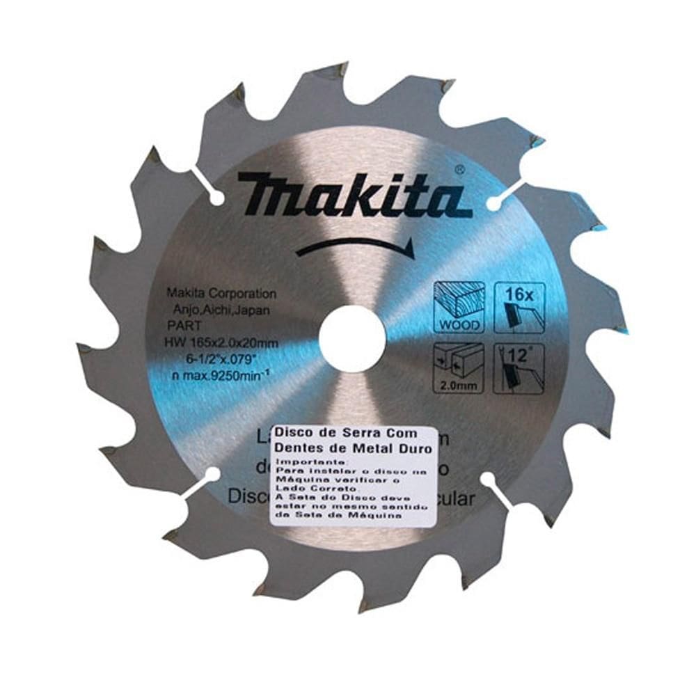 Disco de Serra Circular 6.1/2 Makita, 24 Dentes