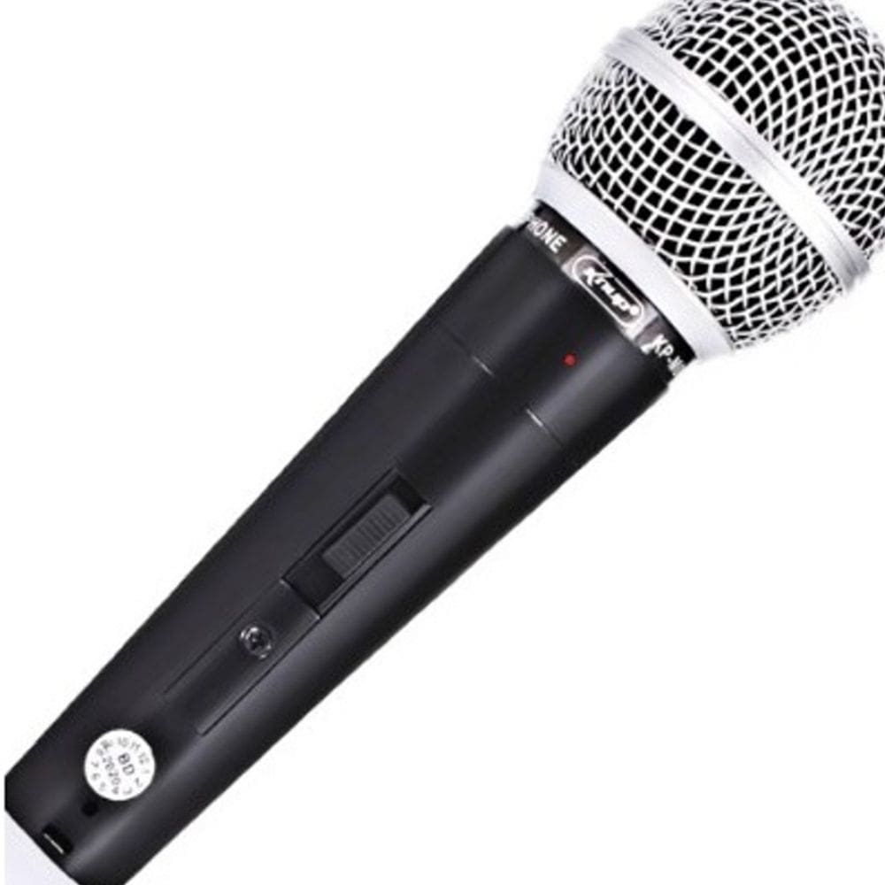 Microfone Profissional com Fio – Qualidade de Som e Alcance de 5m