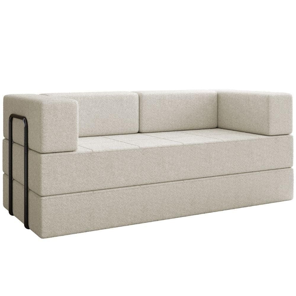 Sofa Cama Modular 2 Lugares 180 cm Monaco Boucle VConcept
