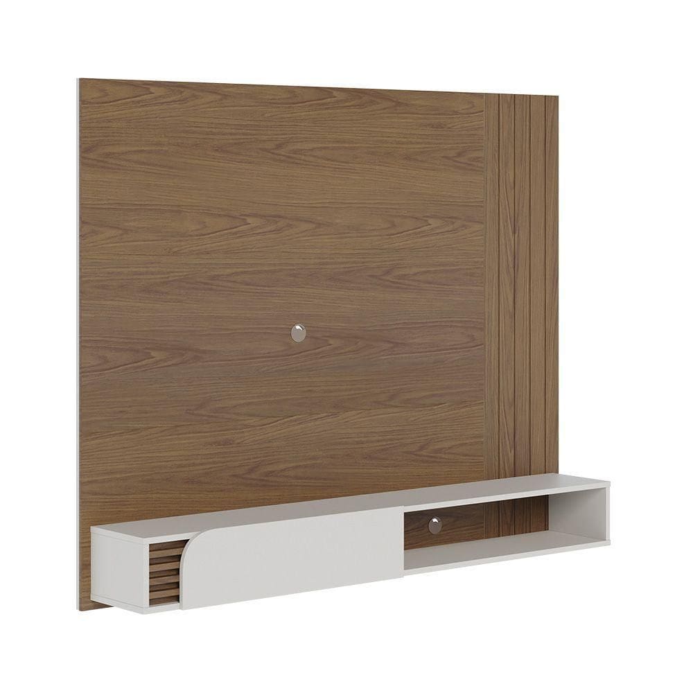 Home Suspenso Jurere 160cm 1 Porta Basculante - Ssx Multicoisas Cor Amendoa/off White Matte