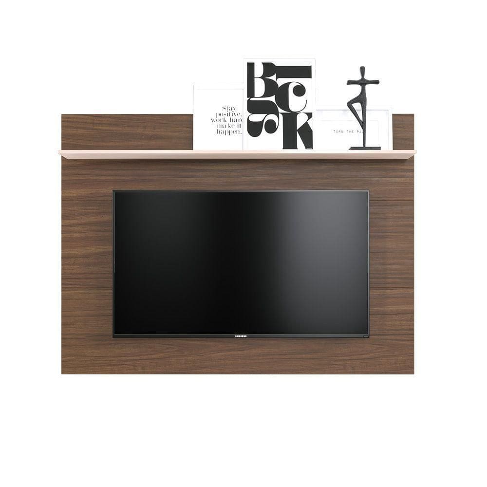 Painel Extensivo Maia - Ssx Multicoisas Cor Nogueira Real/off White