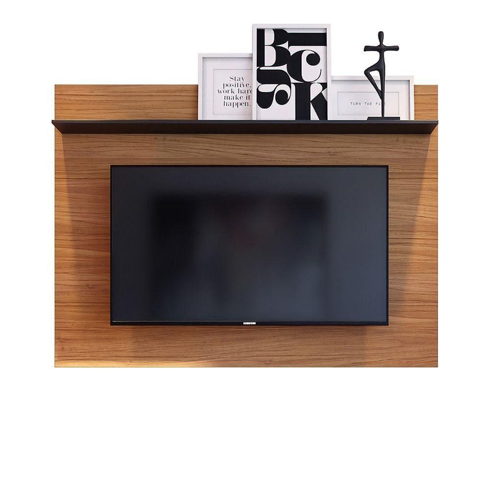 Painel Extensivo Maia - Ssx Multicoisas Cor Noce Milano/preto Fosco