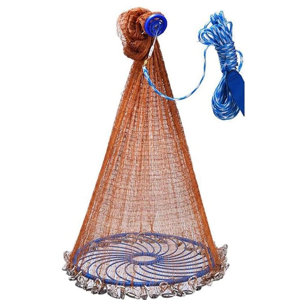 Tarrafa Chinesa Rede Pesca Pescaria Peixe Multifilamento Robalo Lambari Tainha Camarao Traira Siri Mar Açude Rio Lagoa
