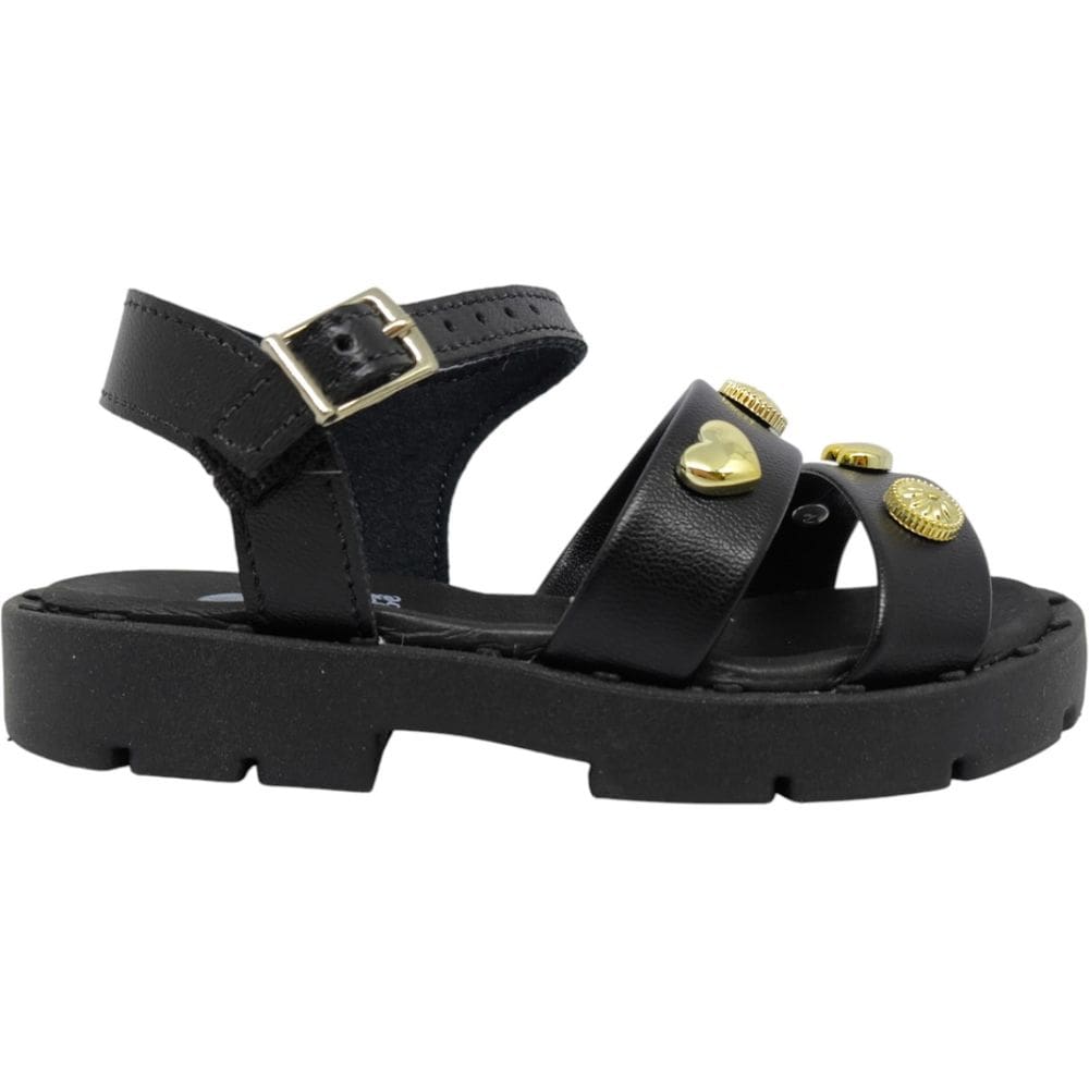 Sandália Infantil Menina Papete Casual Dia a Dia Passeio Escola Tratorada Conforto Molekinha 2744.103