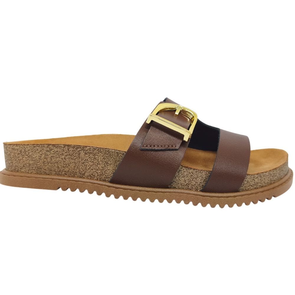 Tamanco Feminino Papete Casual Dia a Dia Passeio Trabalho Com Fivela Conforto Beira Rio 8523.127