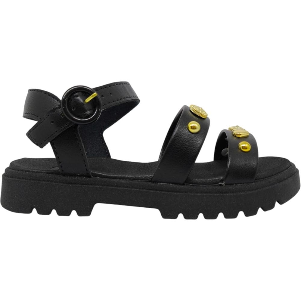 Sandália Infantil Menina Papete Casual Dia a Dia Passeio Escola Verão Tratorada Conforto Molekinha 2344.142