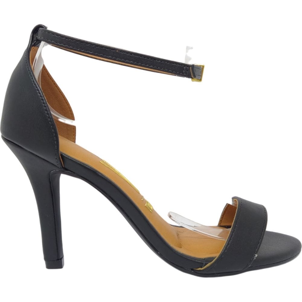 Sandália Feminina Casual Social Dia a Dia Passeio Trabalho Festa Verão Traseiro Fechado Salto Agulha Conforto Vizzano 6249.452