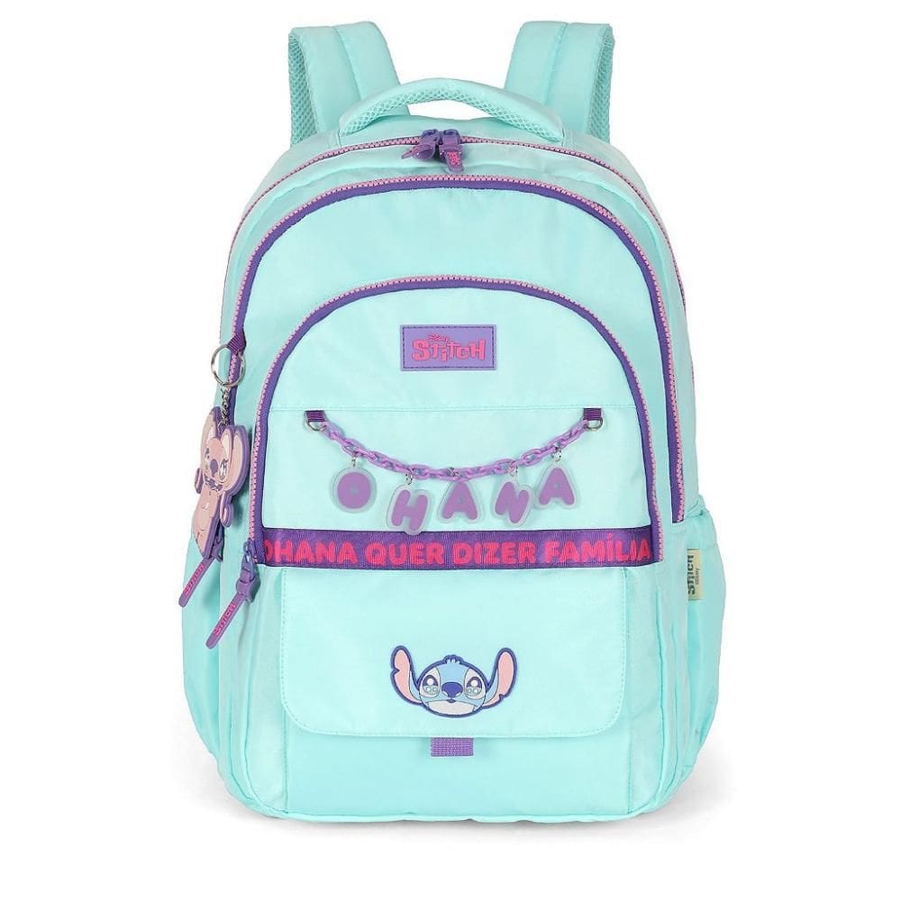 Mochila de Costas Luxcel Stitch Corrente Azul Turquesa