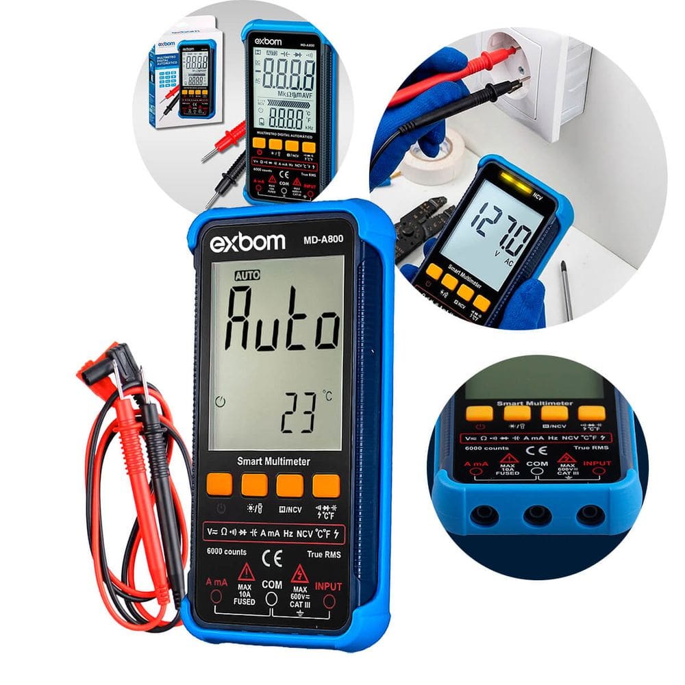 Multimetro Automatico NCV 5999 Alta Precisao CAT III