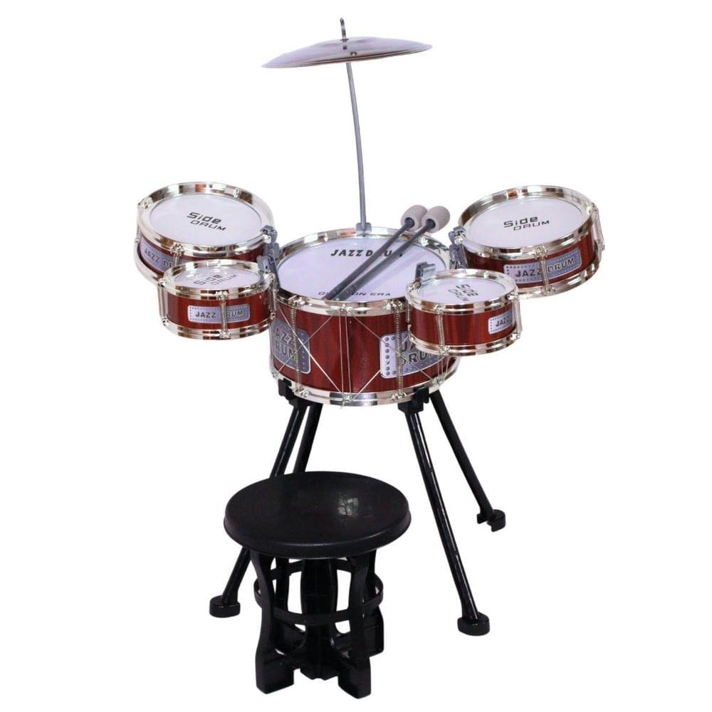 Bateria Musical Com Luz E Banco - Castela