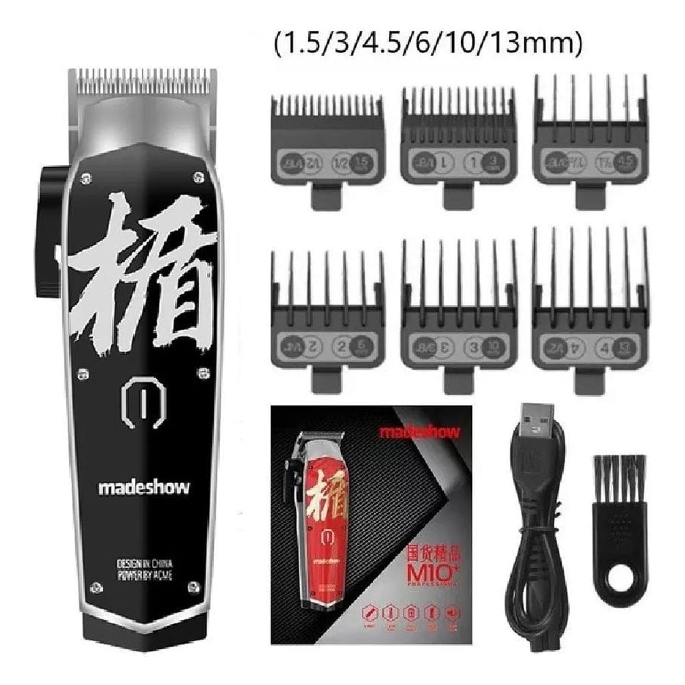 Cortador De Cabelo Madeshow Profesional M10 Preto