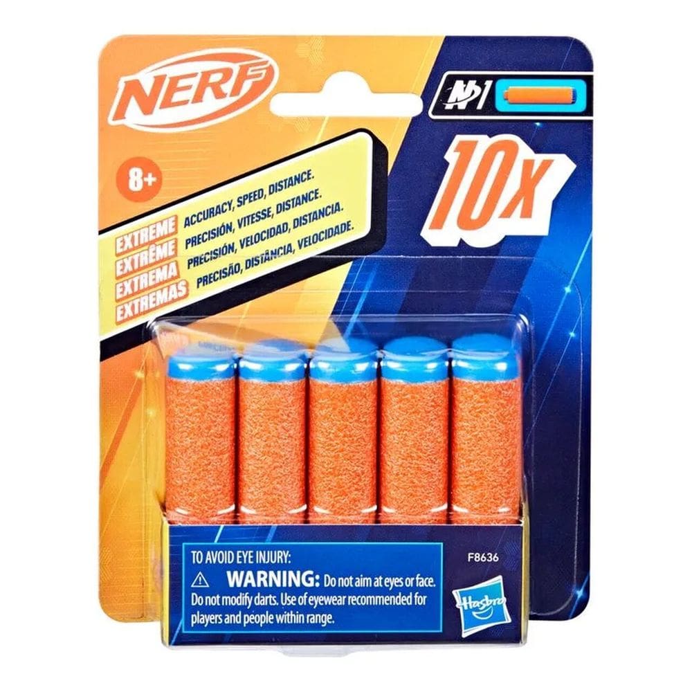Refil 10 Dardos Nerf N1 Lançador - Hasbro F8636