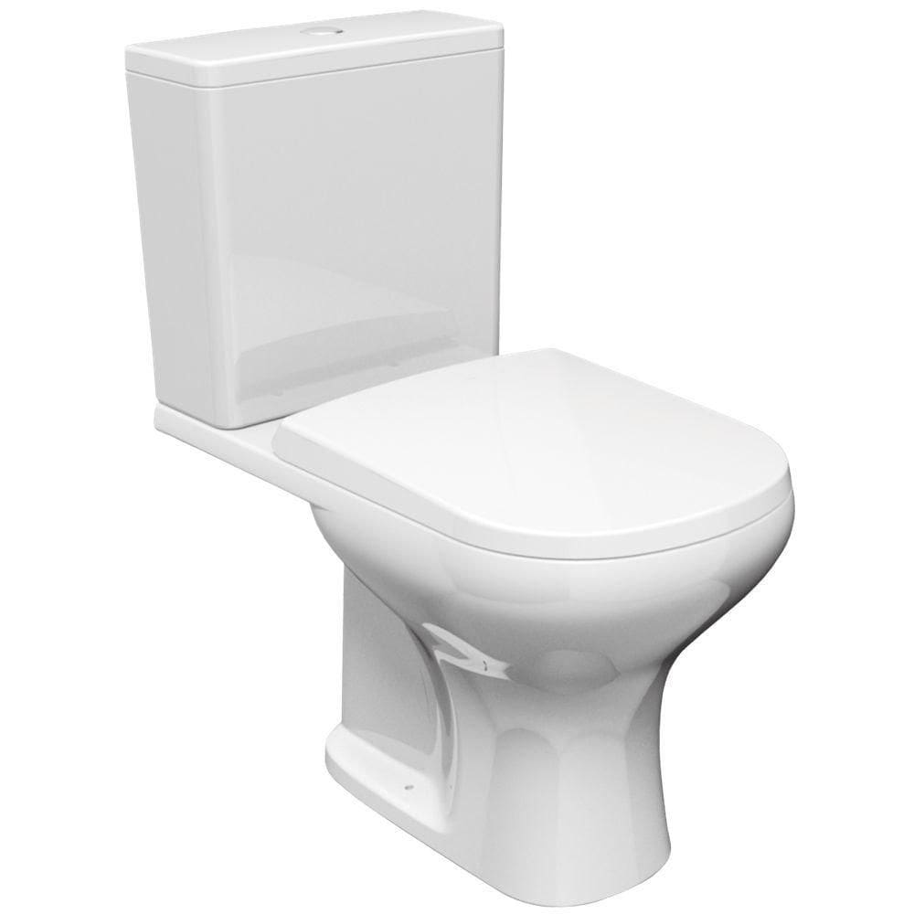 Kit Bacia Com Caixa Acoplada + Assento Luna Branco - 7720001 - Lorenzetti Kit Bacia C/caixa/assento Luna Branco7720001