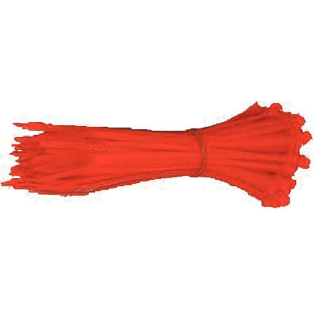 Abraçadeira Nylon Cinta Plástica 295x4,6mm Vermelha Tramontina