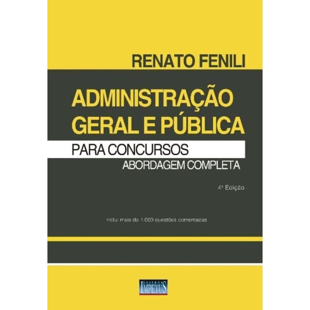 Administracao Geral E Publica Para Concursos - Abo